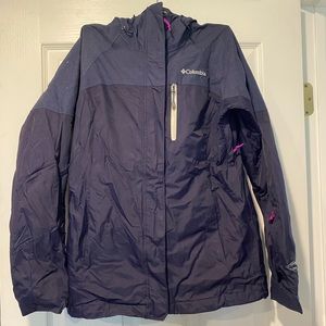 Columbia rain coat. Sz XS